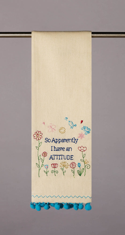 Apparently Attitude Kitchen Towel