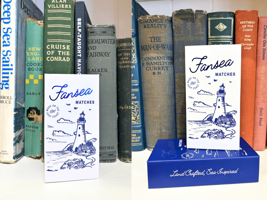 Fansea Matches | White Keepsake Matchbox