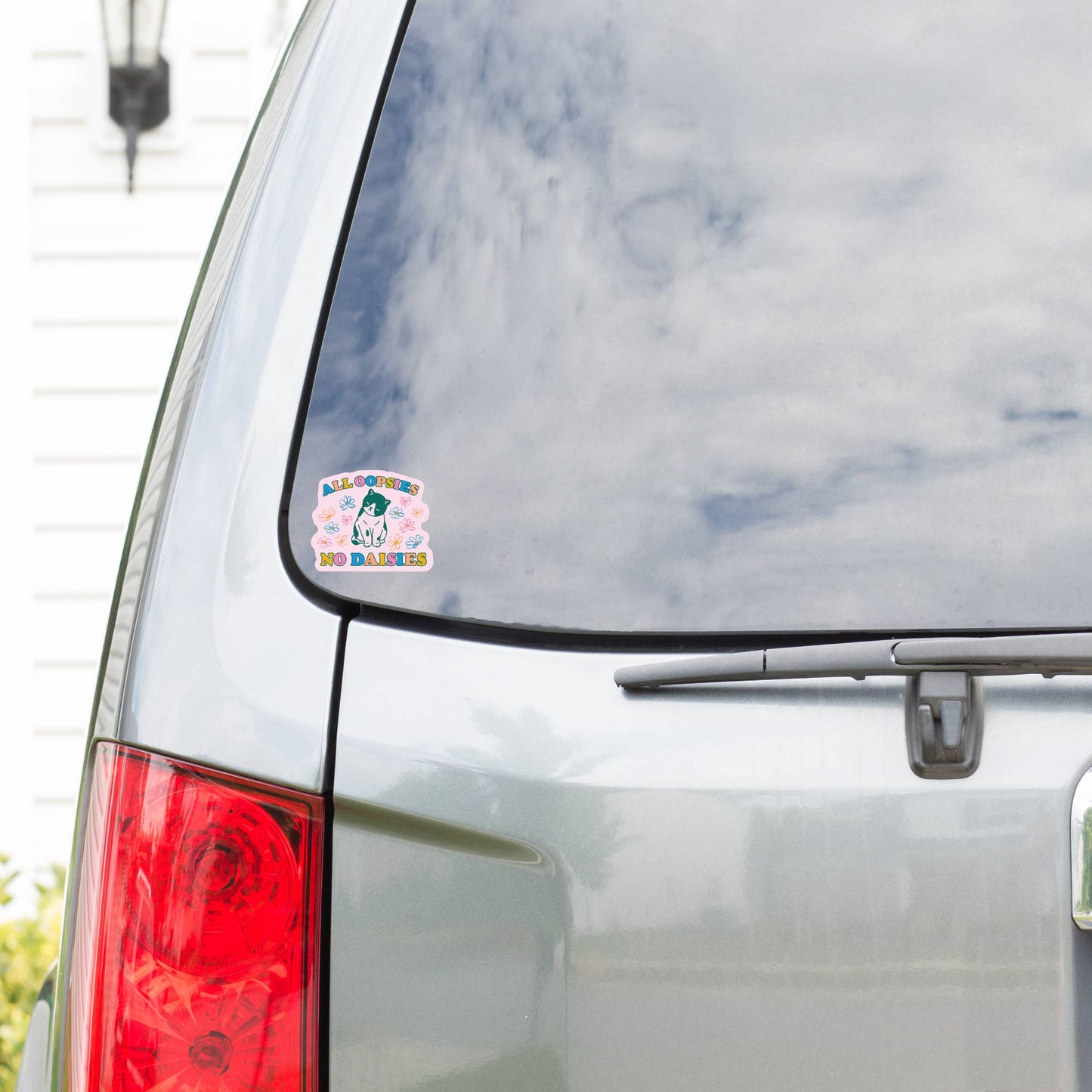 All Oopsies No Daisies Cat Sticker
