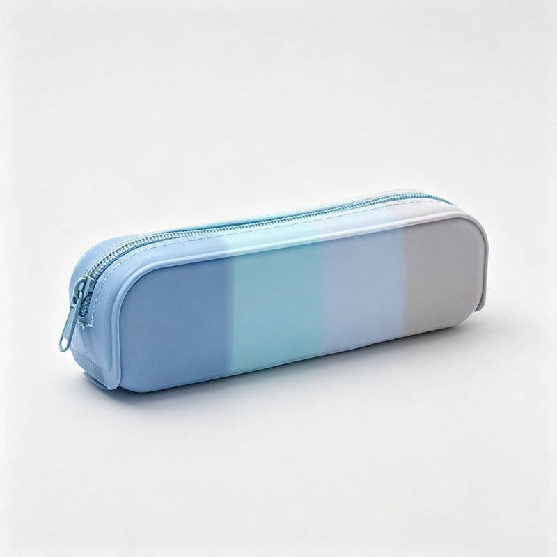 Rainbow Gradient Accordion PVC Pencil Case: Yellow / OS