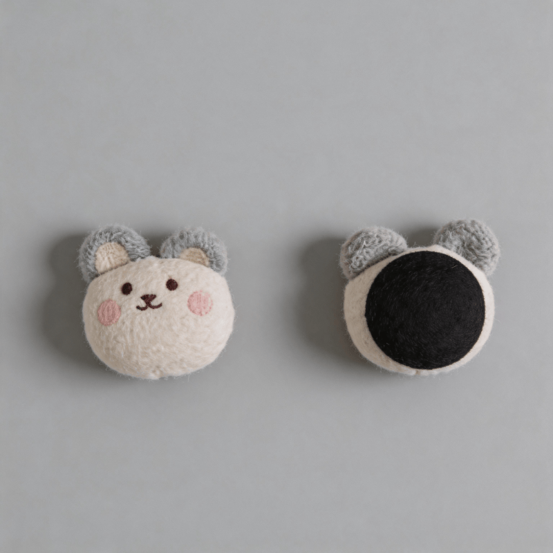 Plush Magnets: Beige Bunny / One Size