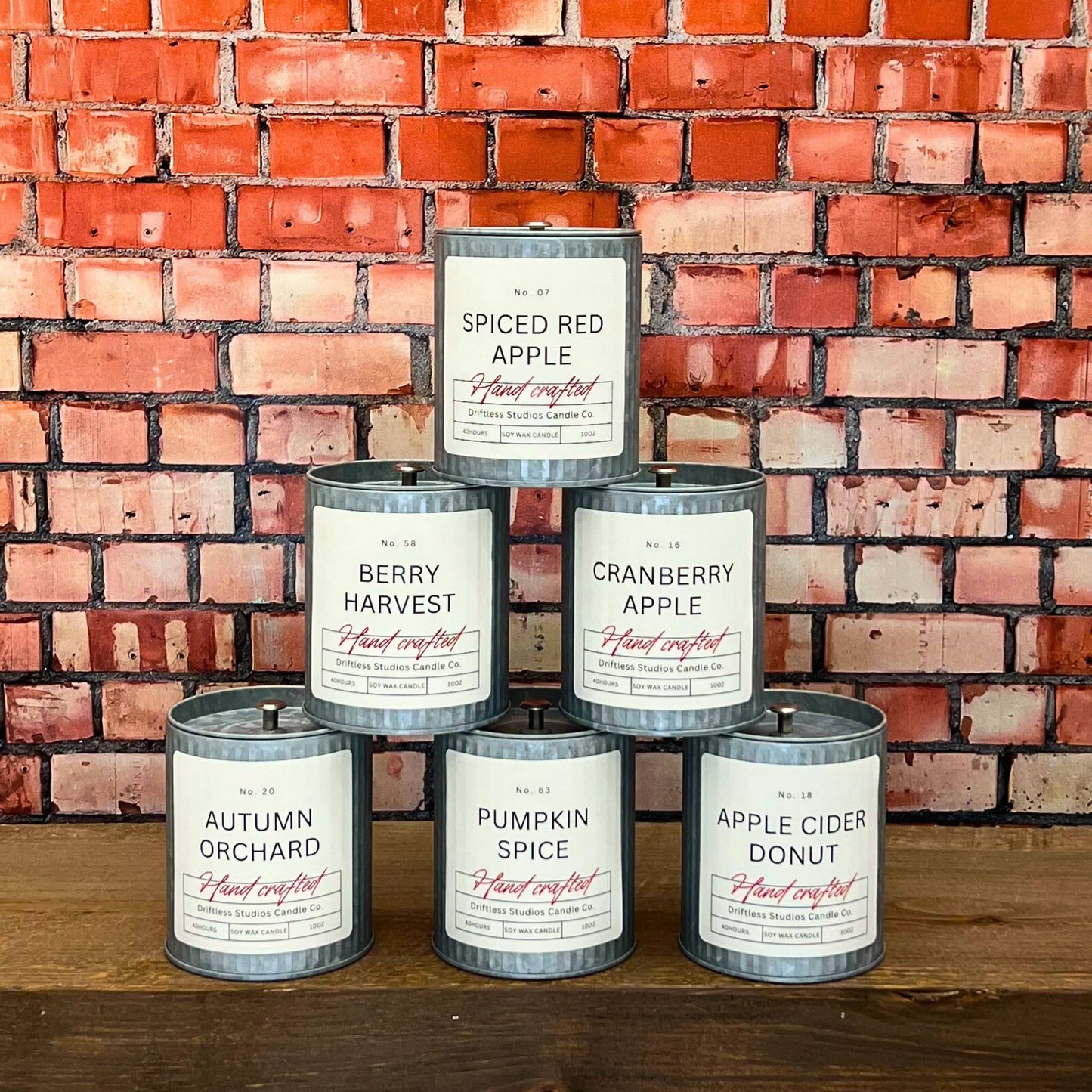Autumn Orchard Tin Fall Farmhouse Candle