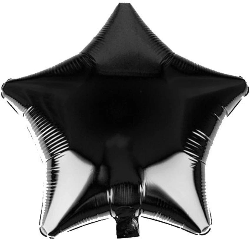 18" Black Star Balloon