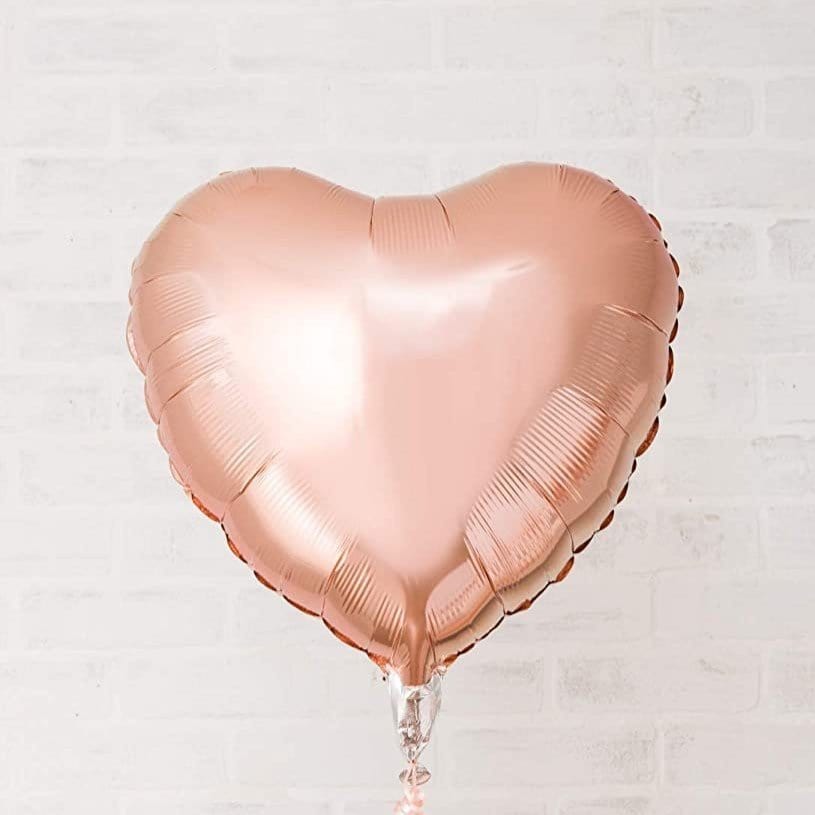 18" Rose Gold Heart Balloon