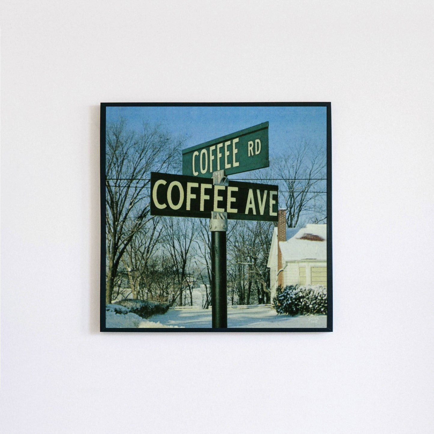 Where Coffee Meets Coffee Print