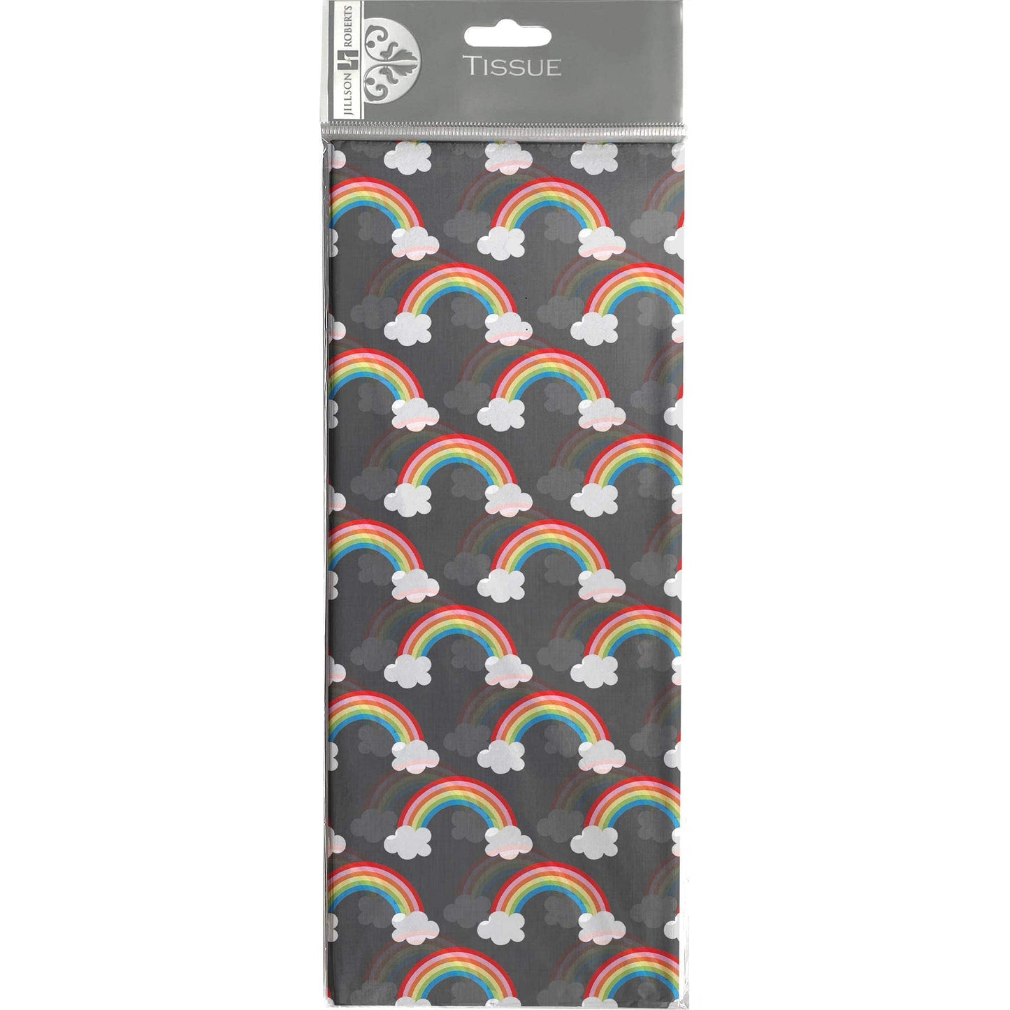Over the Rainbow Silver - Designer Tissue - Printed