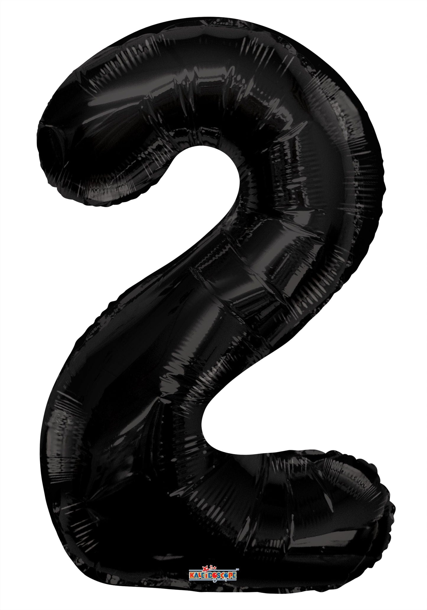Silver/ Blue/ Black Foil Number Balloon