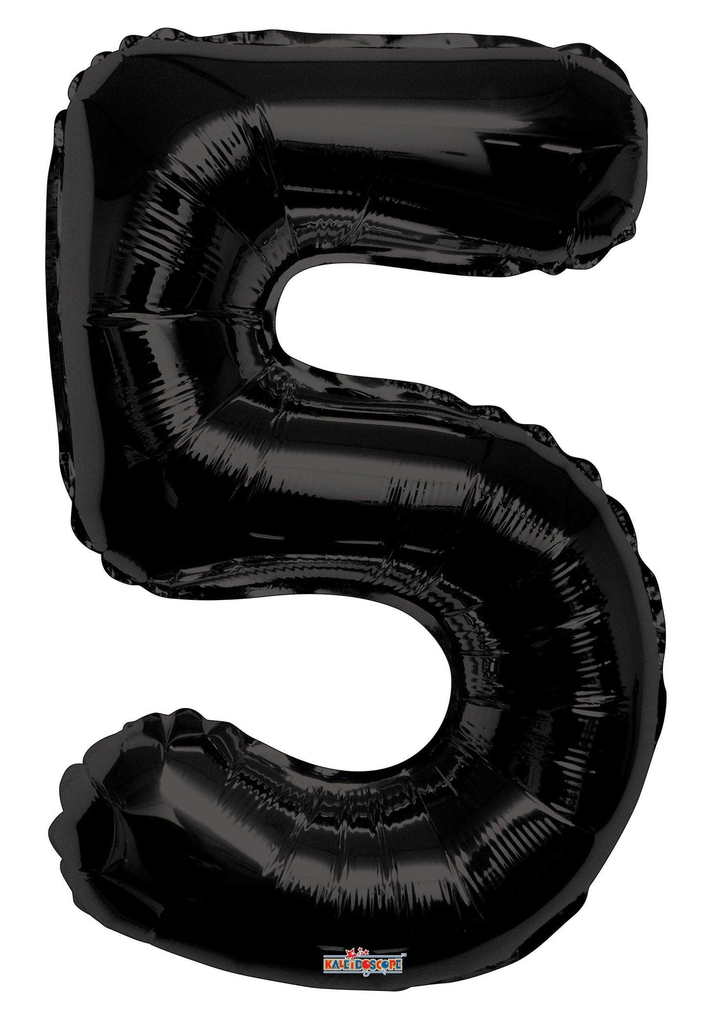 Silver/ Blue/ Black Foil Number Balloon