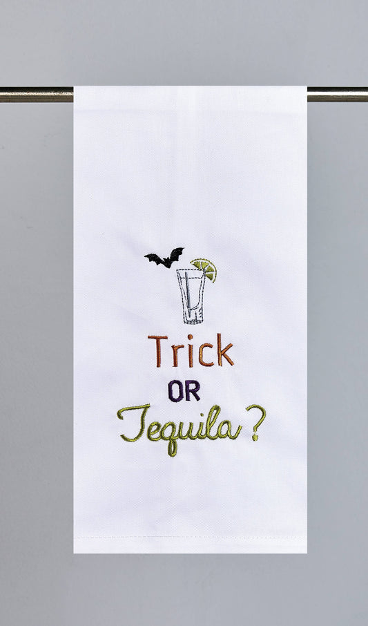 Trick Or Tequila Kitchen Towel