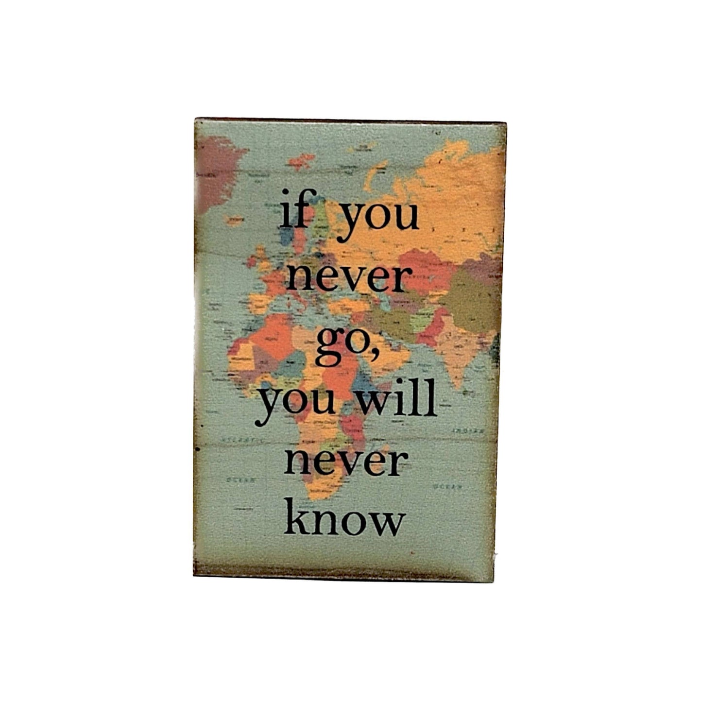 Magnets - If You Never Go You Never Know Travel Gift