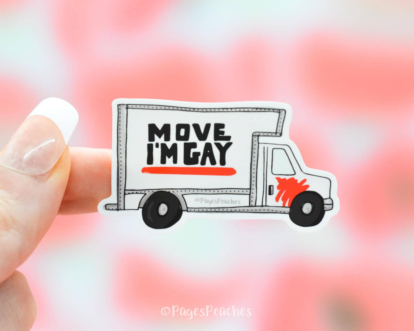 Move I'm Gay U-Haul Sticker