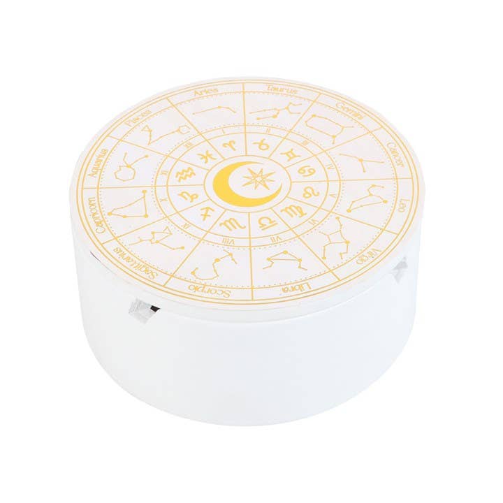 Astrology Wheel Zodiac Jewellery Storage Box