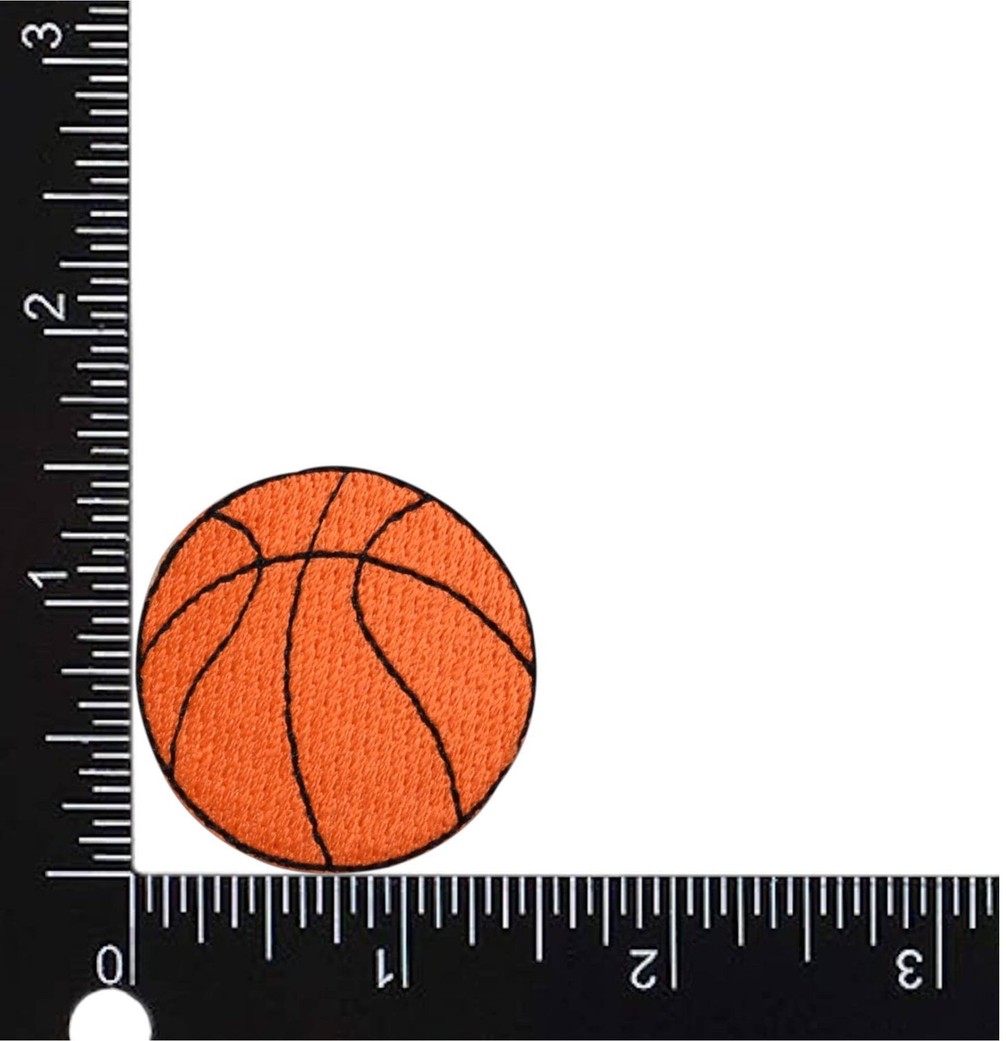 Basketball - 1.5" - Embroidered Iron on Patch