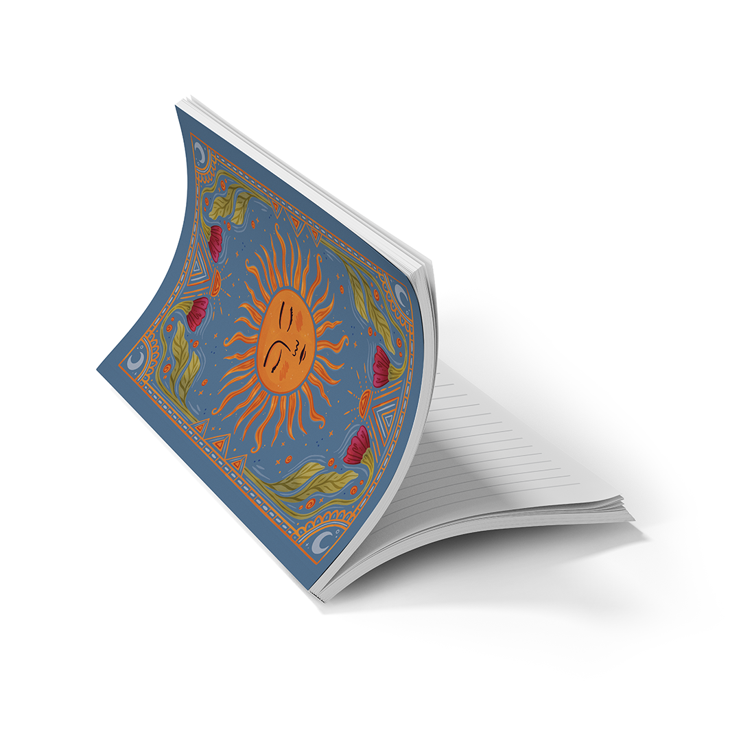 Sun Tarot  Soft Touch Classic Layflat Notebook LFC2582L