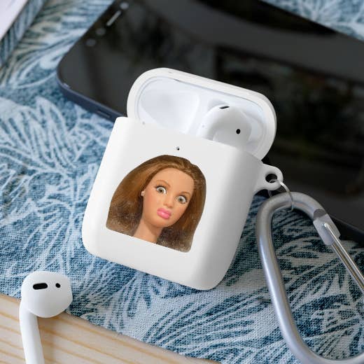 Funny Doll Face Sticker