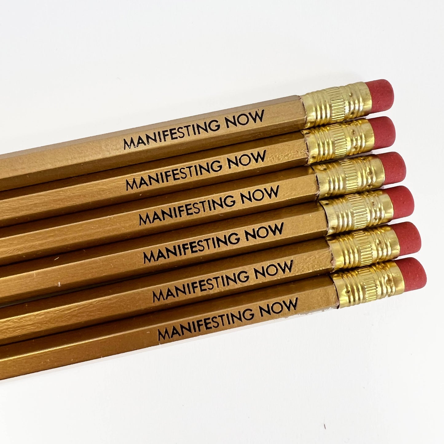 MANIFESTING NOW PENCILS - Office Supplies, set of 6