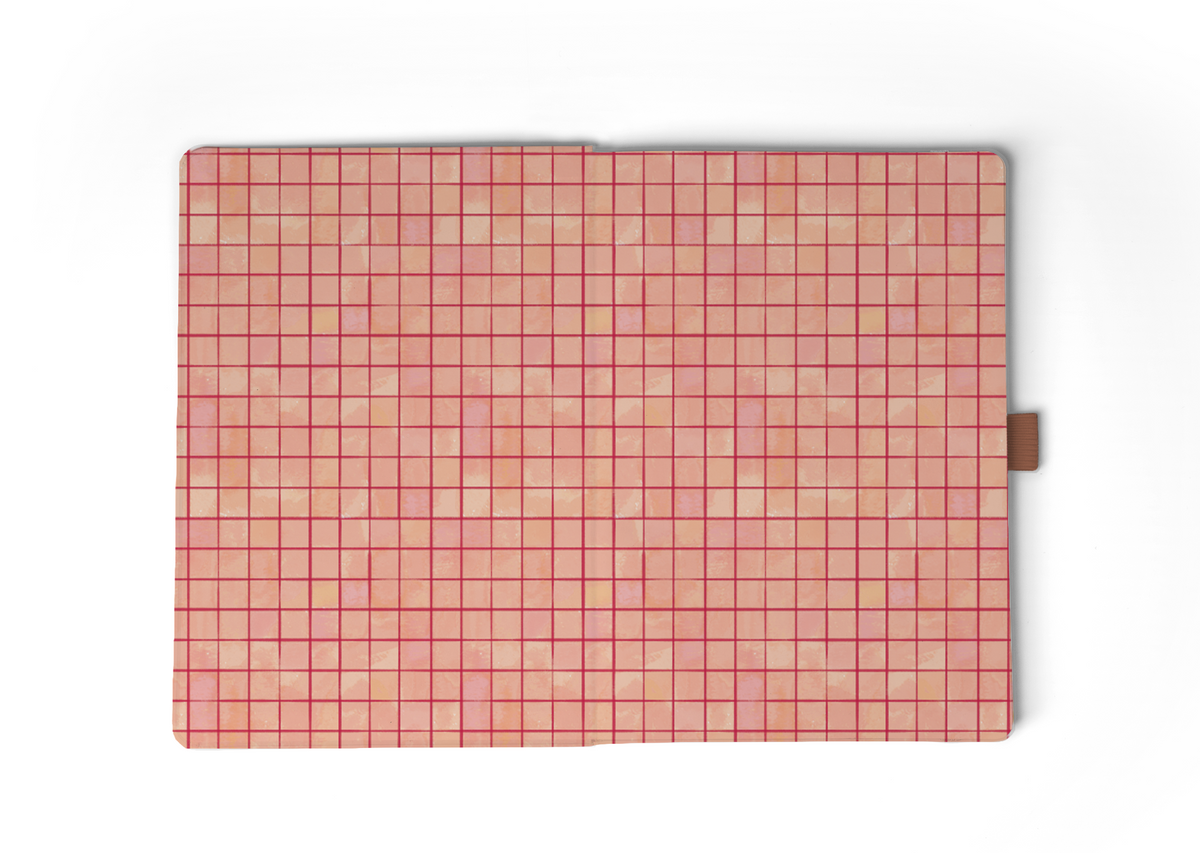 Wild Garden Soft Touch Hardbound Layflat Notebook HBLFE2549L