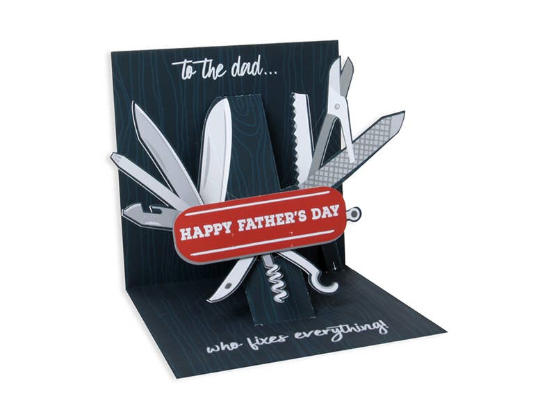 Dad Fixes Everything - Card