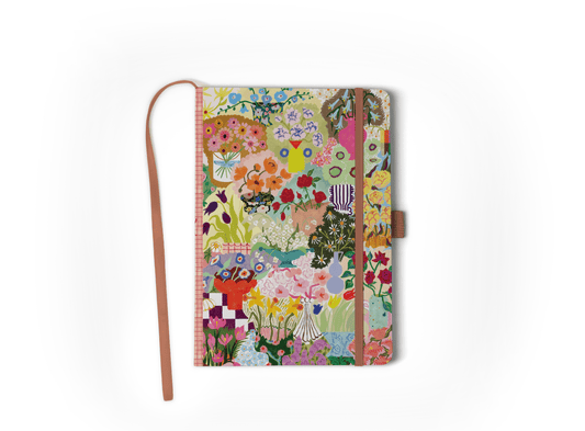 Wild Garden Soft Touch Hardbound Layflat Notebook HBLFE2549L