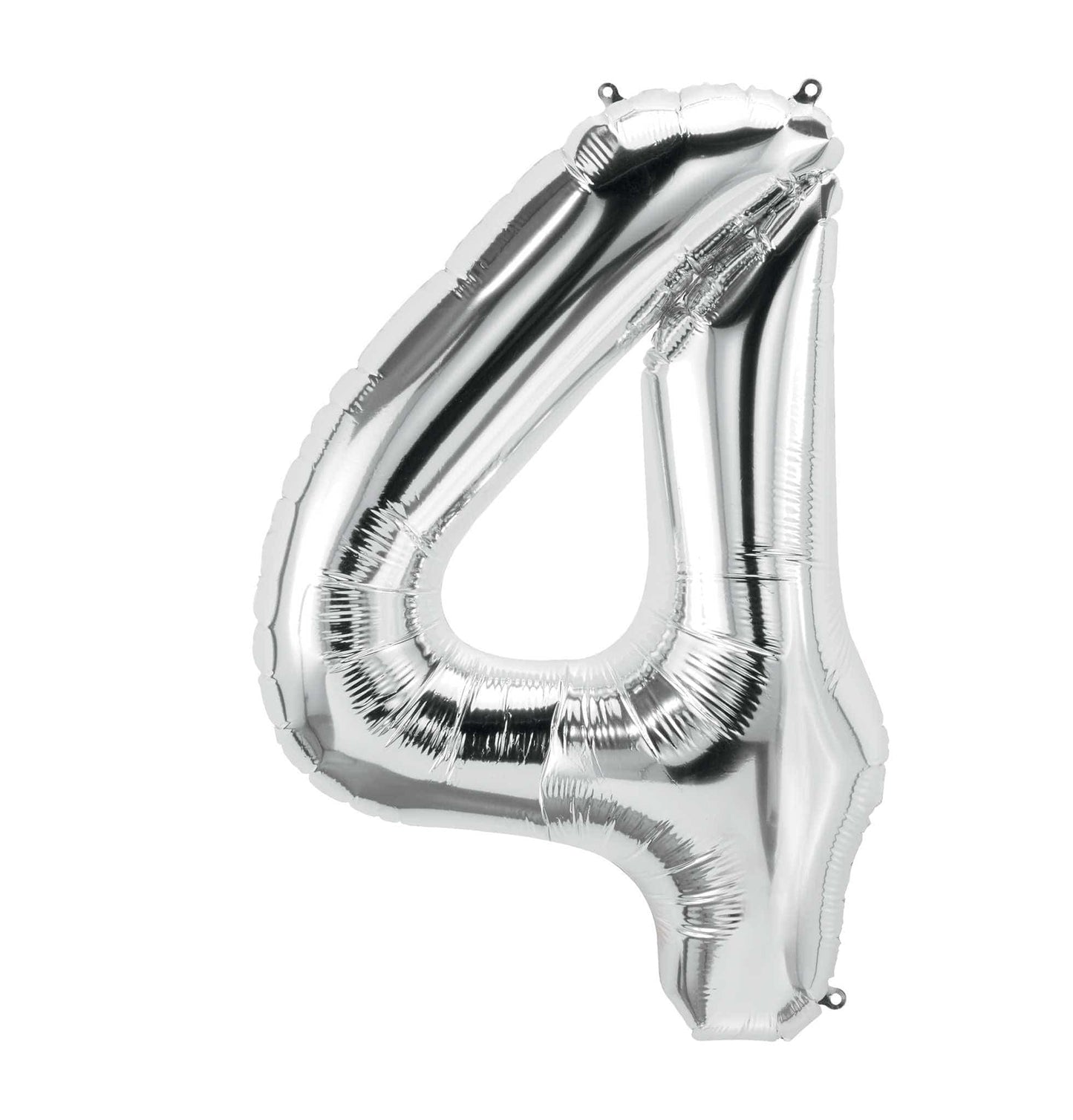 Silver/ Blue/ Black Foil Number Balloon