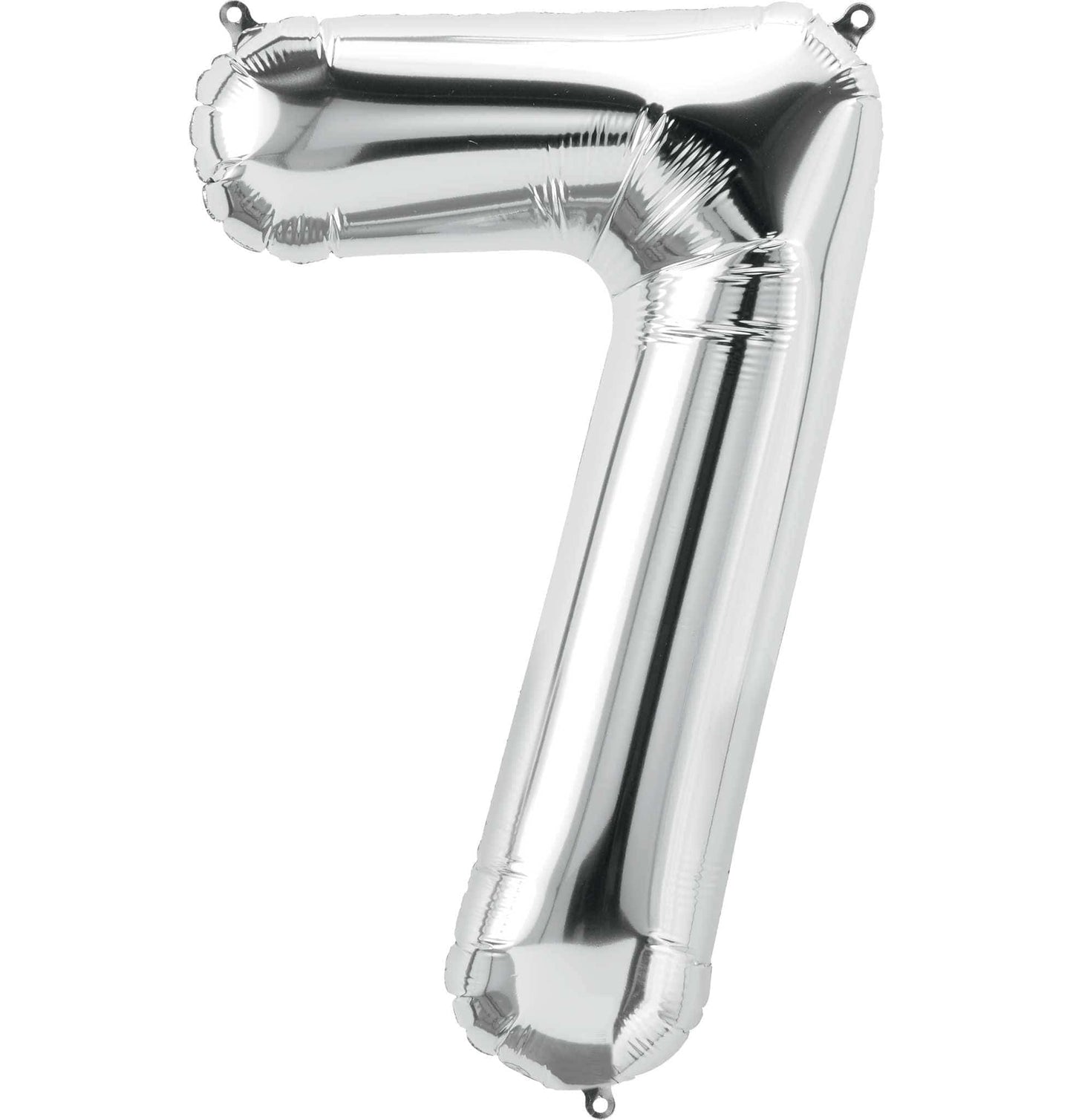 Silver/ Blue/ Black Foil Number Balloon