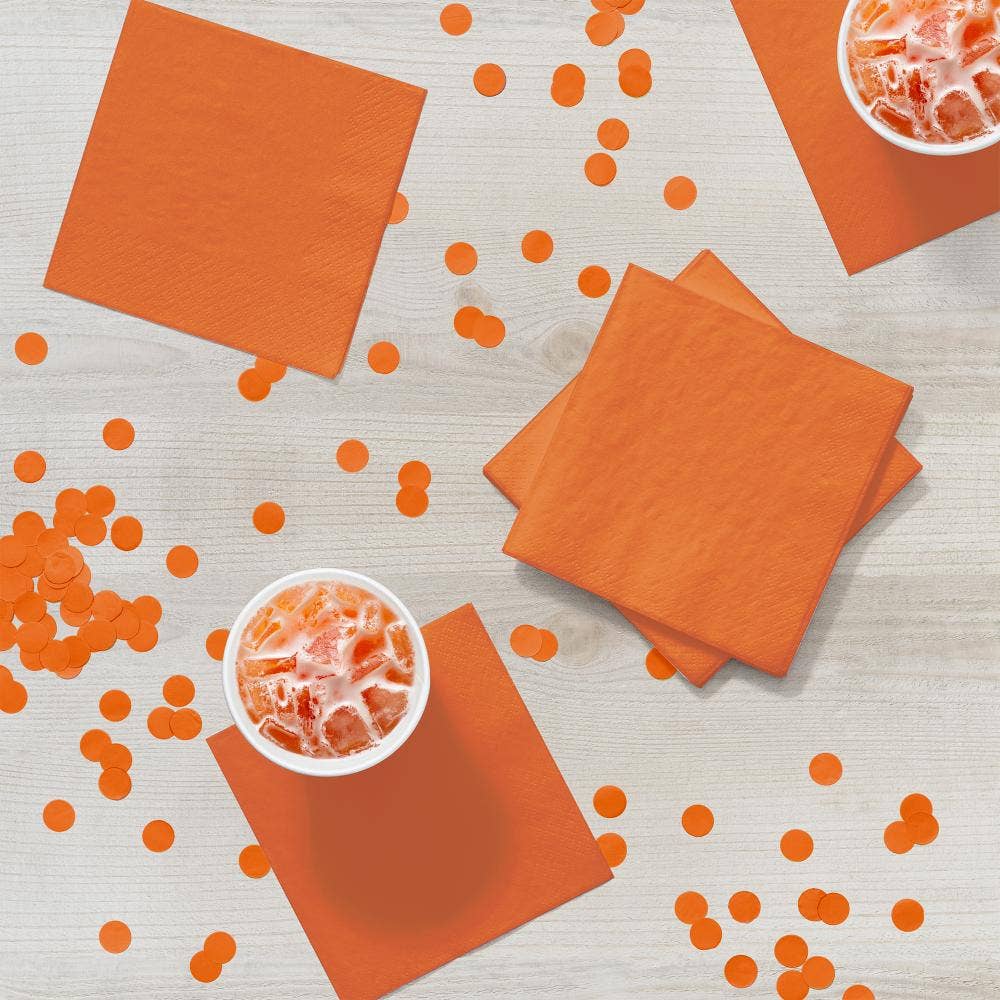Sunkissed Orange Value Friendly Beverage Napkins, 20/Pkg