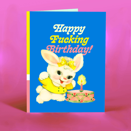 BUNNY BIRTHDAY! birthday card