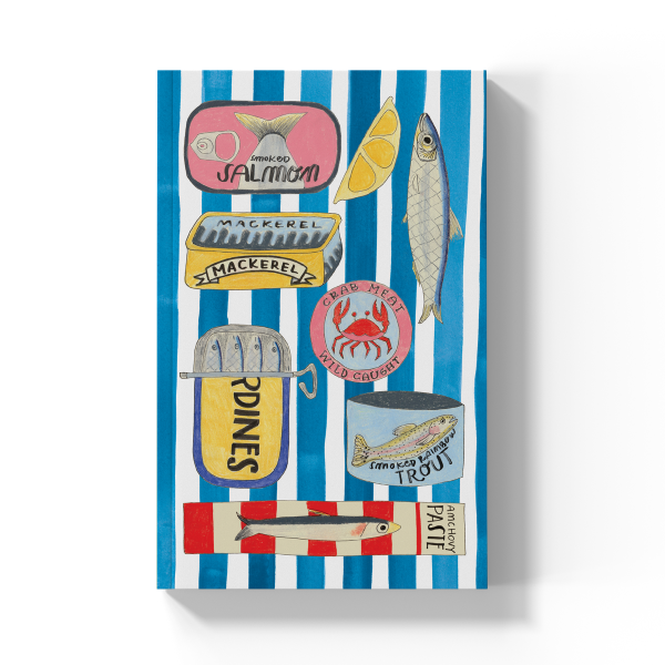 Tinned Fish Soft Touch Classic Layflat Notebook LFC2207L