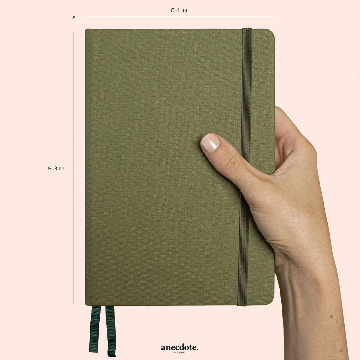 The Daily Planner - Hardcover with Library Buckram Cover: Dutch Blue
