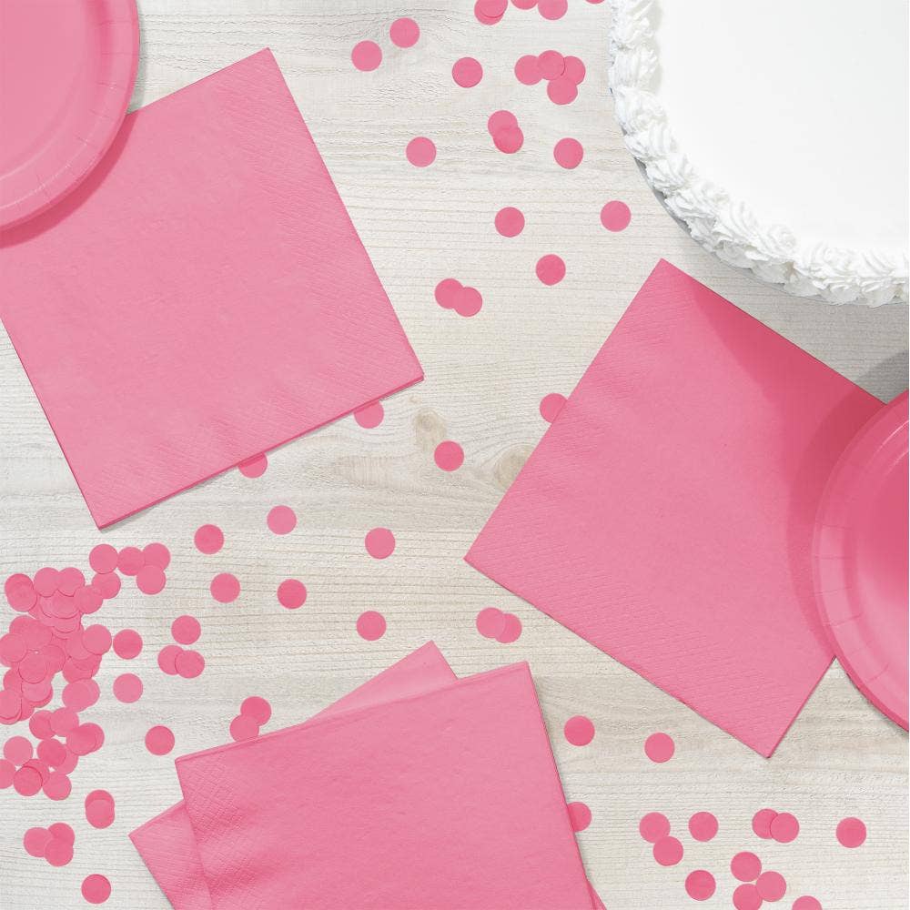 Candy Pink Value Friendly Beverage Napkins, 20/Pkg