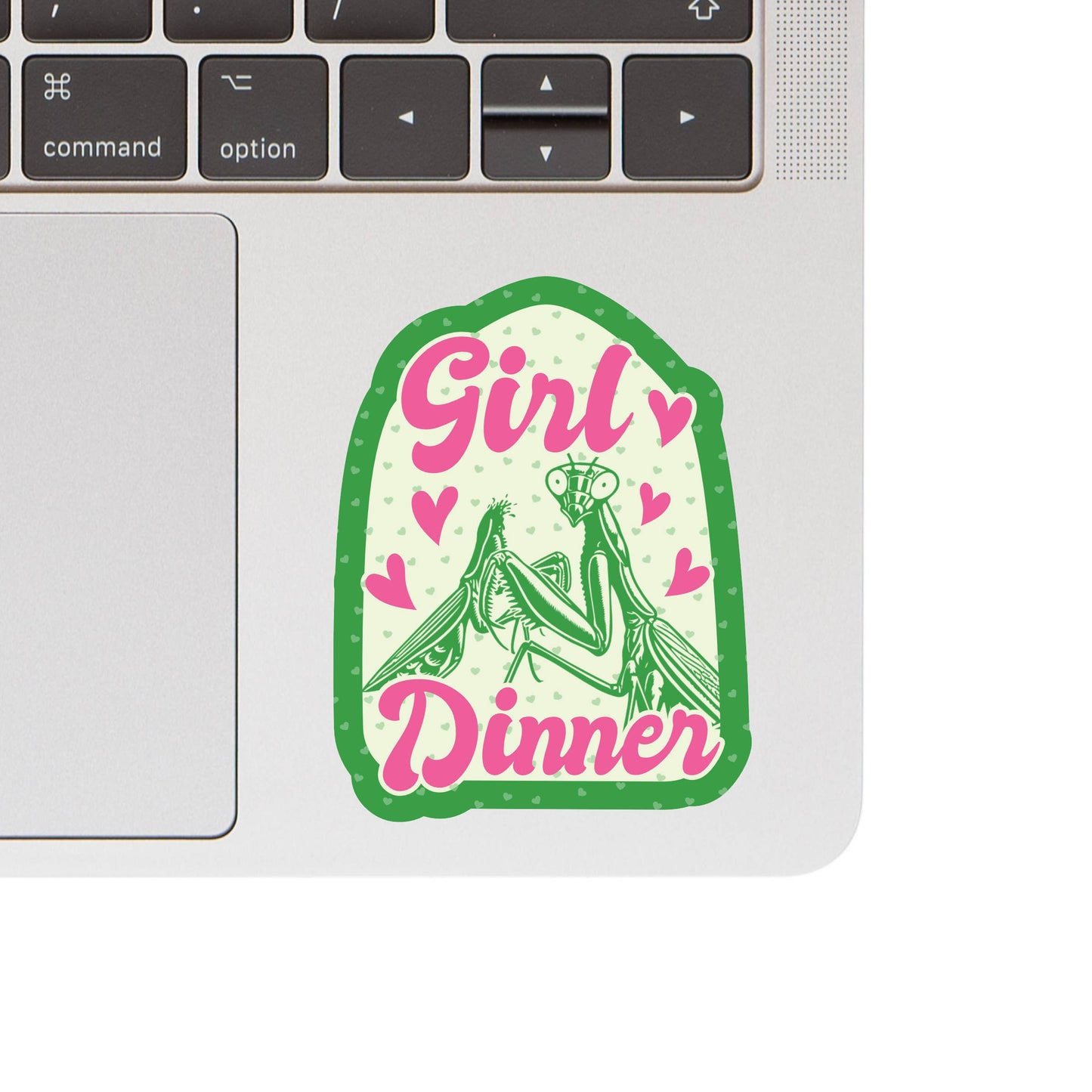 Girl Dinner Praying Mantis Sticker
