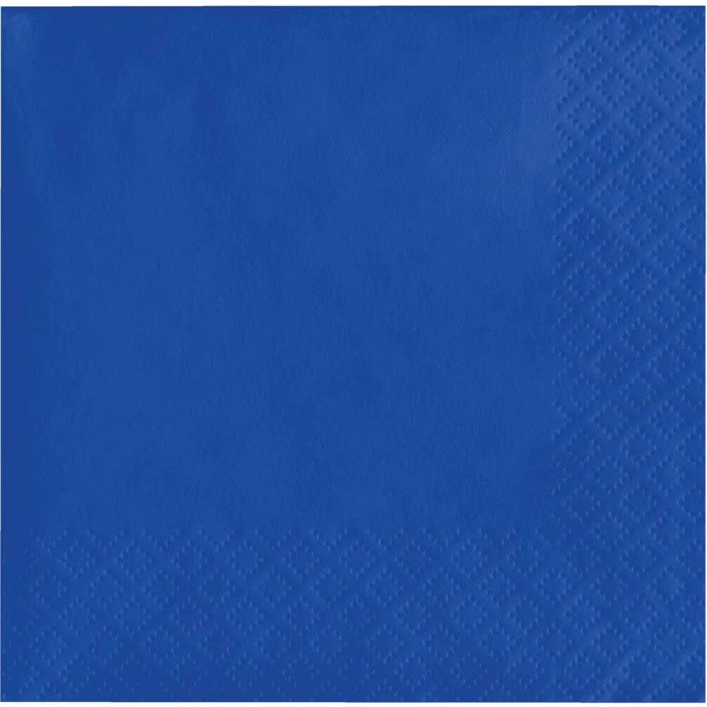 Cobalt Blue Value Friendly Luncheon Napkins, 20/Pkg