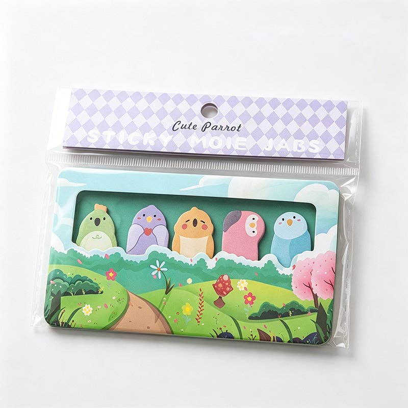 Animal Sticker Pack: Parrot / One Size