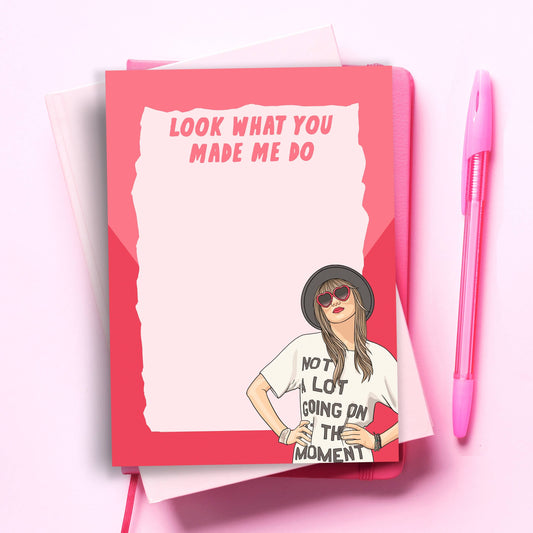 Swift Funny Notepad - Pop Culture Stationery