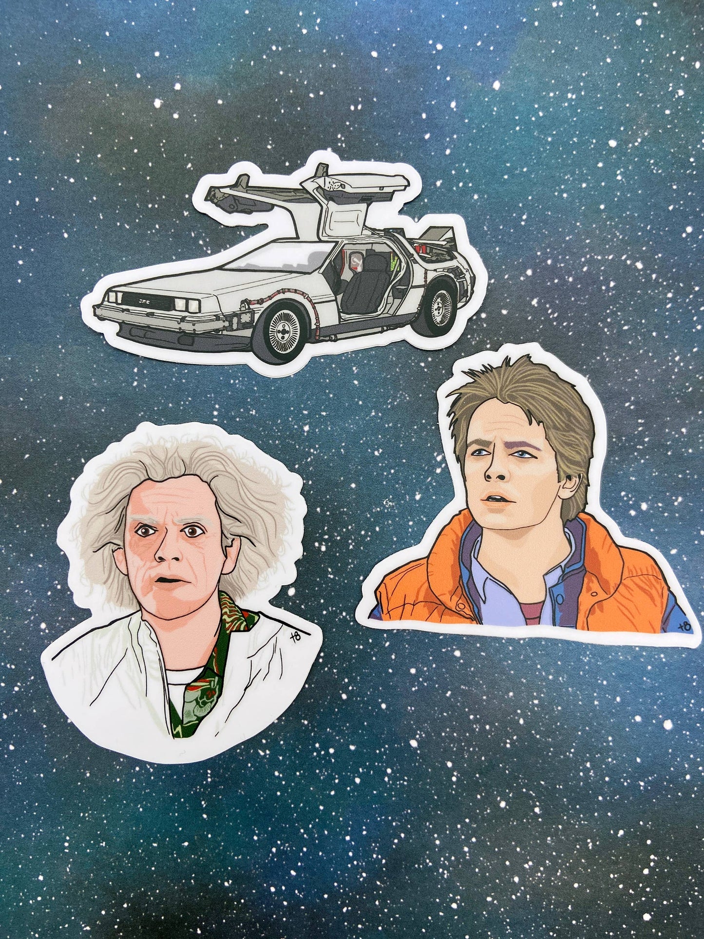 The Delorean - Back To The Future Sticker