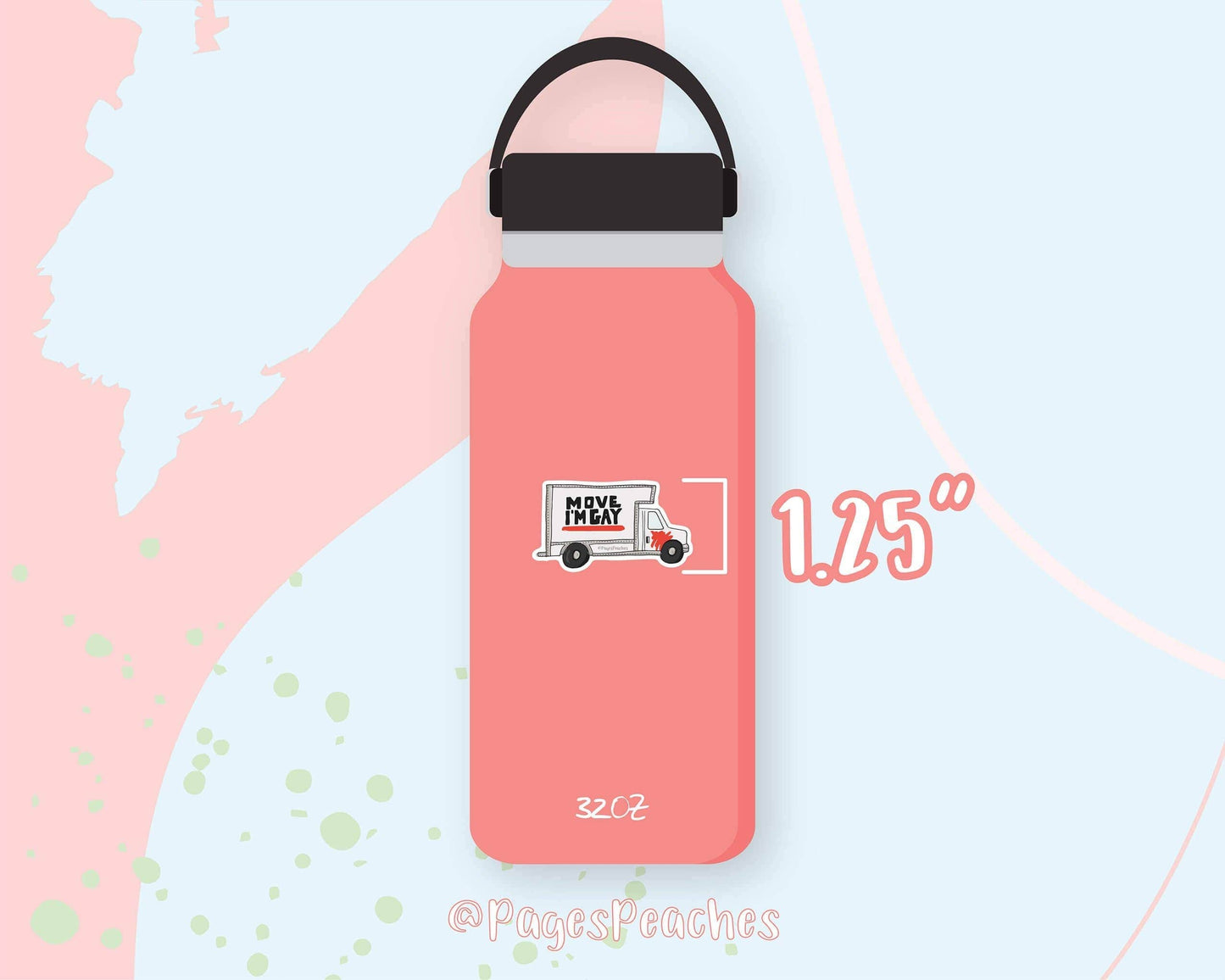 Move I'm Gay U-Haul Sticker