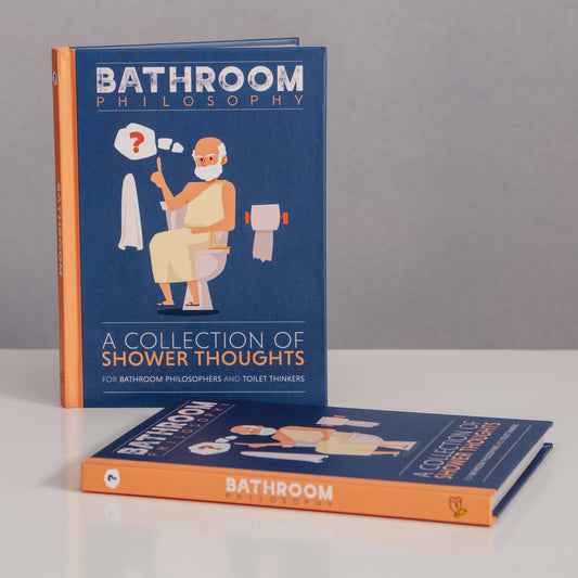 Bathroom Philosophy Gift Books - Toilet Humor Men's Gifts