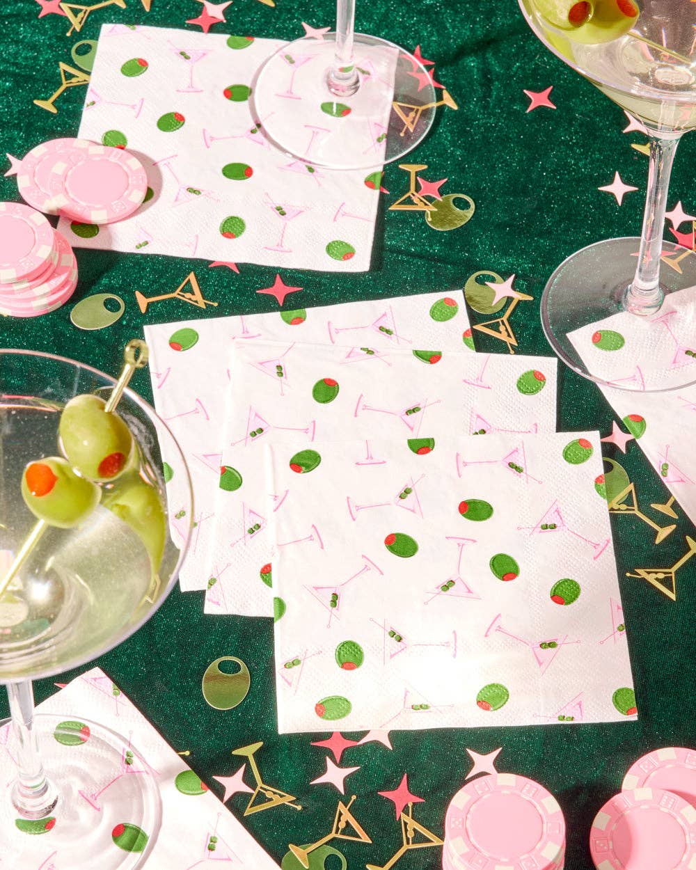 Martini Napkins | 25 Pack, Party, Birthday, Cocktails