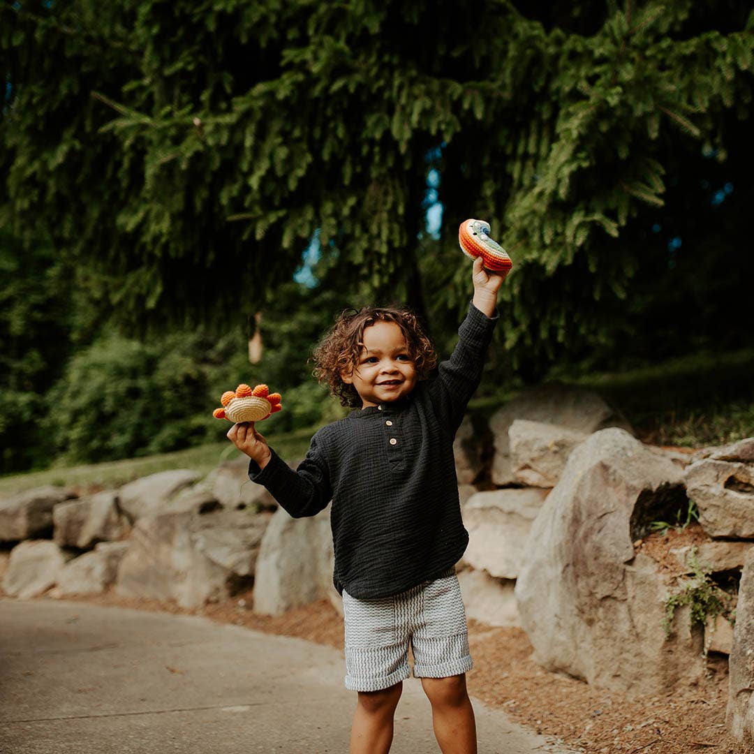 Friendly  Weather Toy - Rainbow Rattle