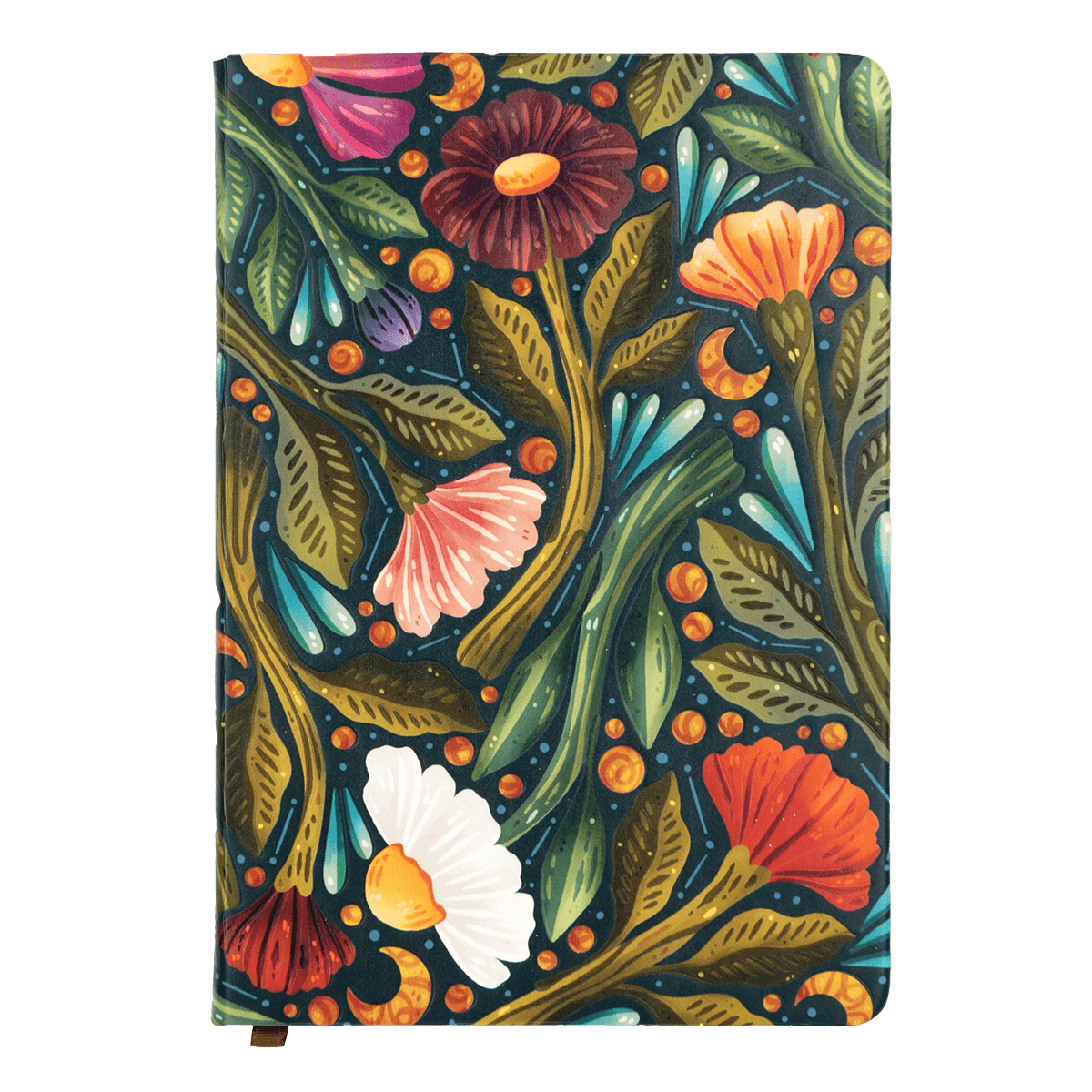 Nightsky Floral Embossed Journal Notebook