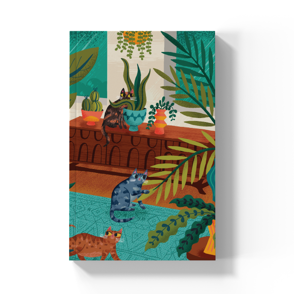 Cats Up To No Good Layflat Notebook Journal LFC2290L