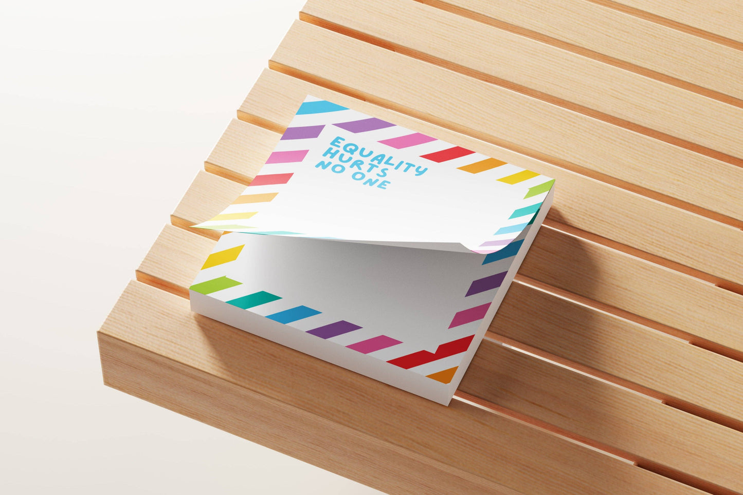 Equality Hurts No One Sticky Notes – Pride Gift
