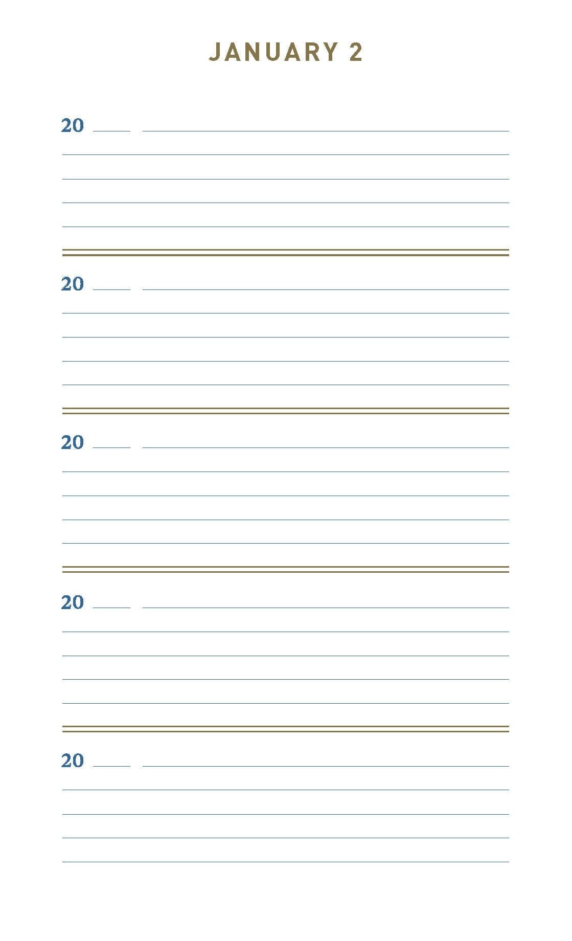 Denim One Line A Day