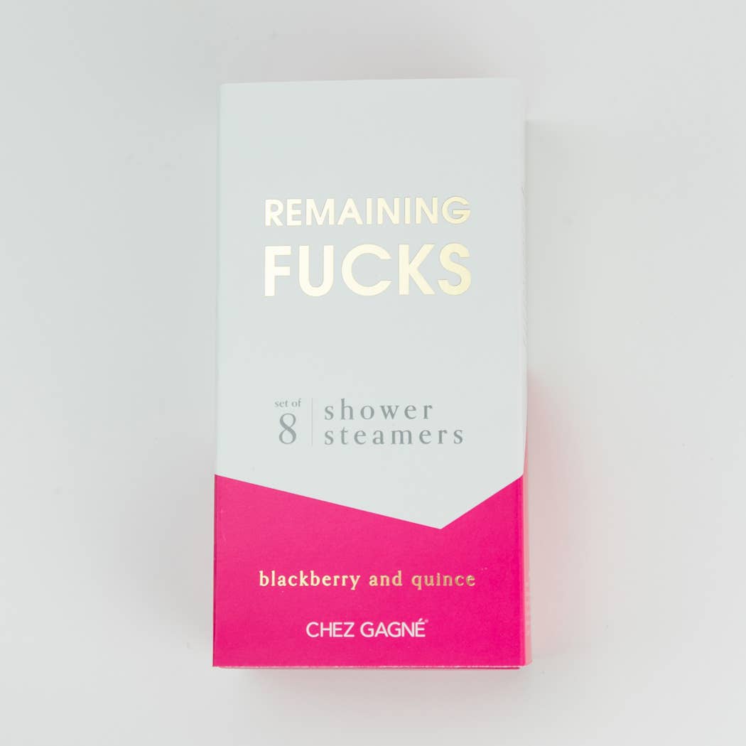 Remaining Fucks - Aromatherapy Shower Steamers - Blackberry Quince - Set of 8
