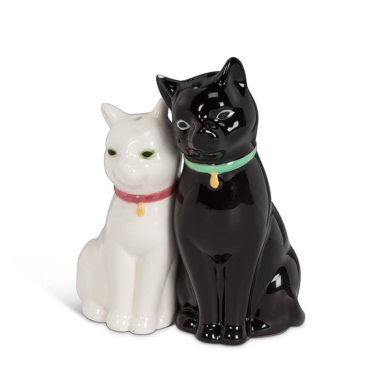 Cuddling Cat Salt & Pepper-3.75"H-1712
