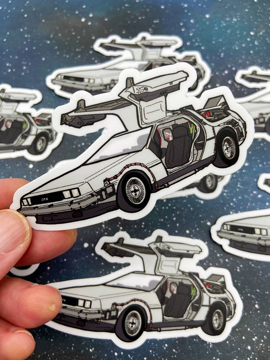 The Delorean - Back To The Future Sticker