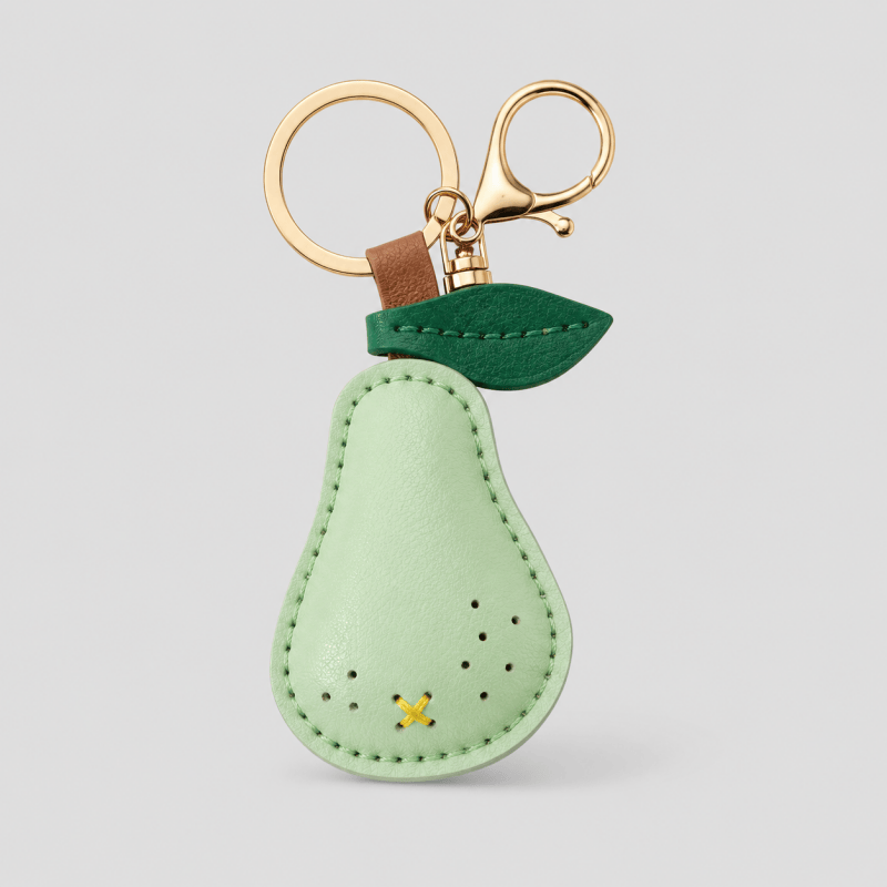 Creative Handmade Fruit Keychain: Red / One Size
