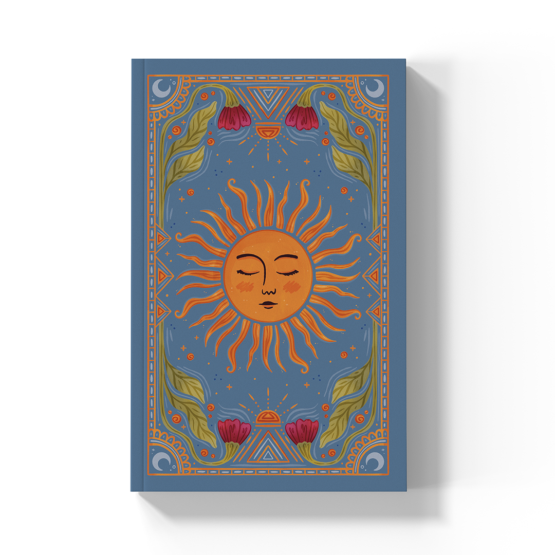 Sun Tarot  Soft Touch Classic Layflat Notebook LFC2582L