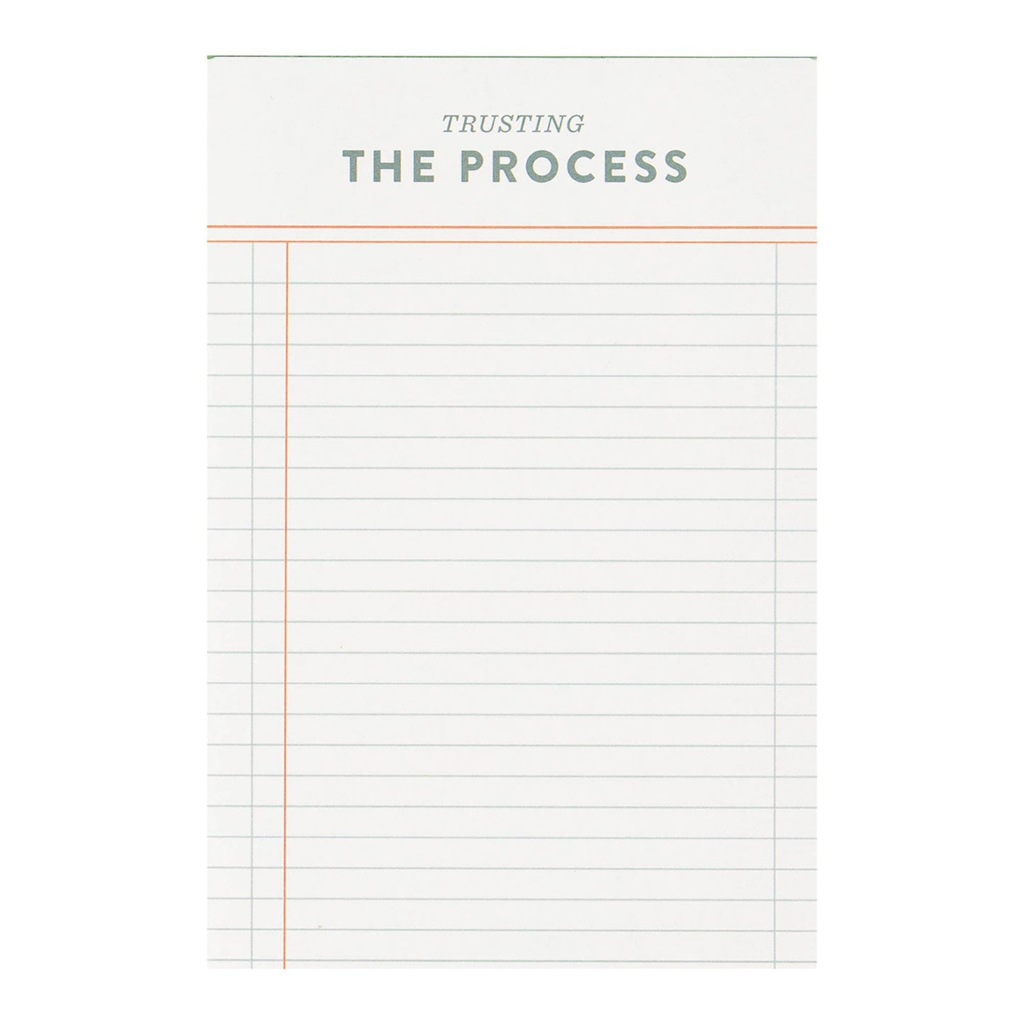 Trusting the Process 4x6 Notepad