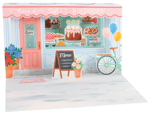 Boulangerie Pop-up Card with Lights Card